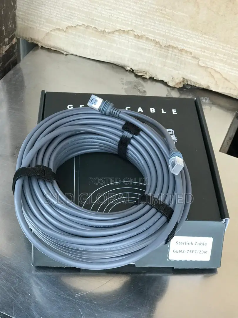 Lag-Free 75ft Replacement Cable for Starlink