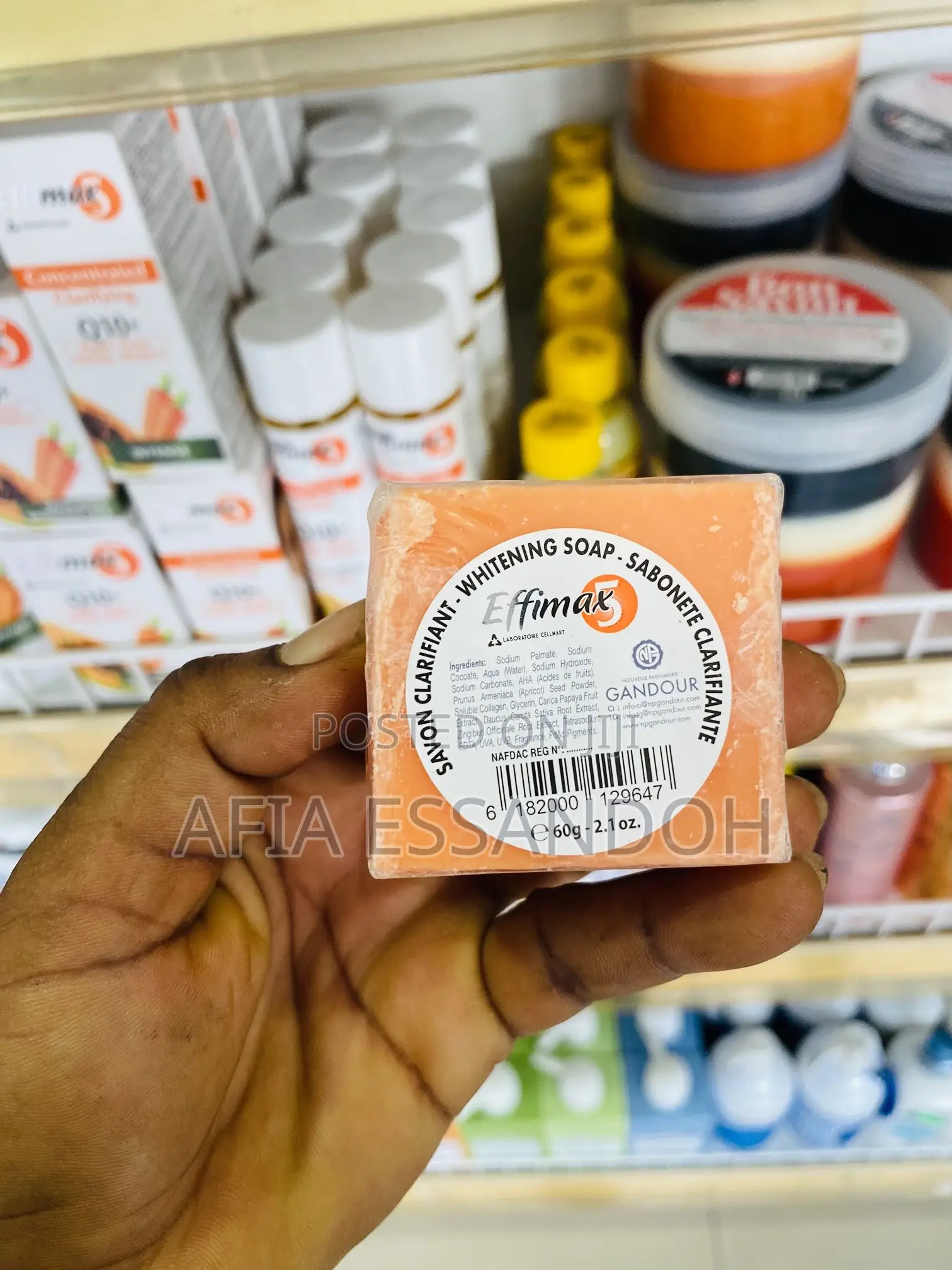 Efficacy 5 Savon Clarifiant Whitening Soap