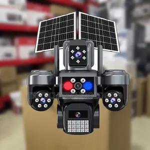 4 Lenses, 1 Ptz, 1 Illumination, 4g Solar Camera Io-Sg406
