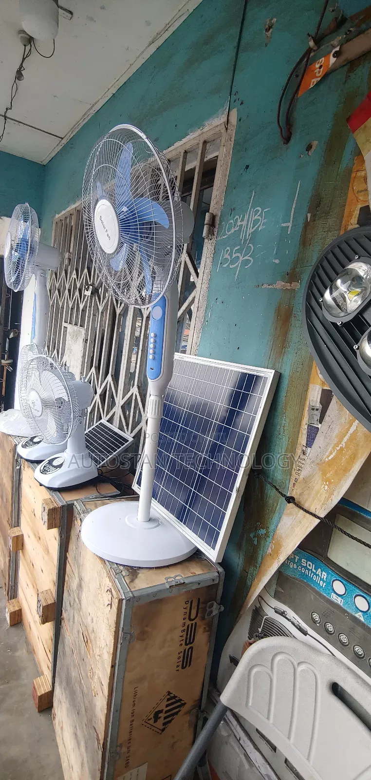 Solar Standing Fan