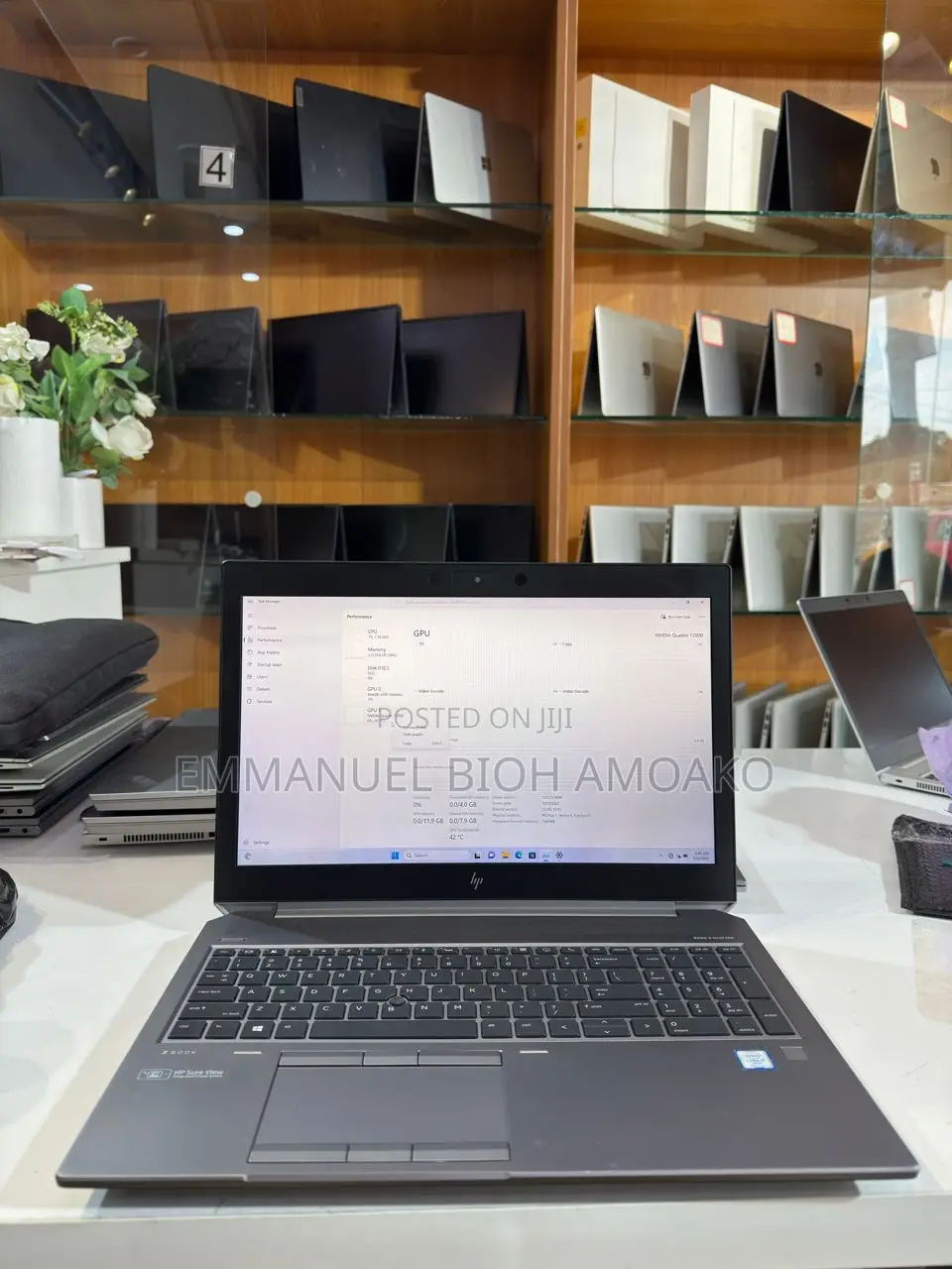 Laptop HP ZBook 15 G6 16GB Intel Core i7 HDD+SSD 512GB