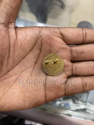 Ghana Coat of Arms Round Lapel Pin Badge