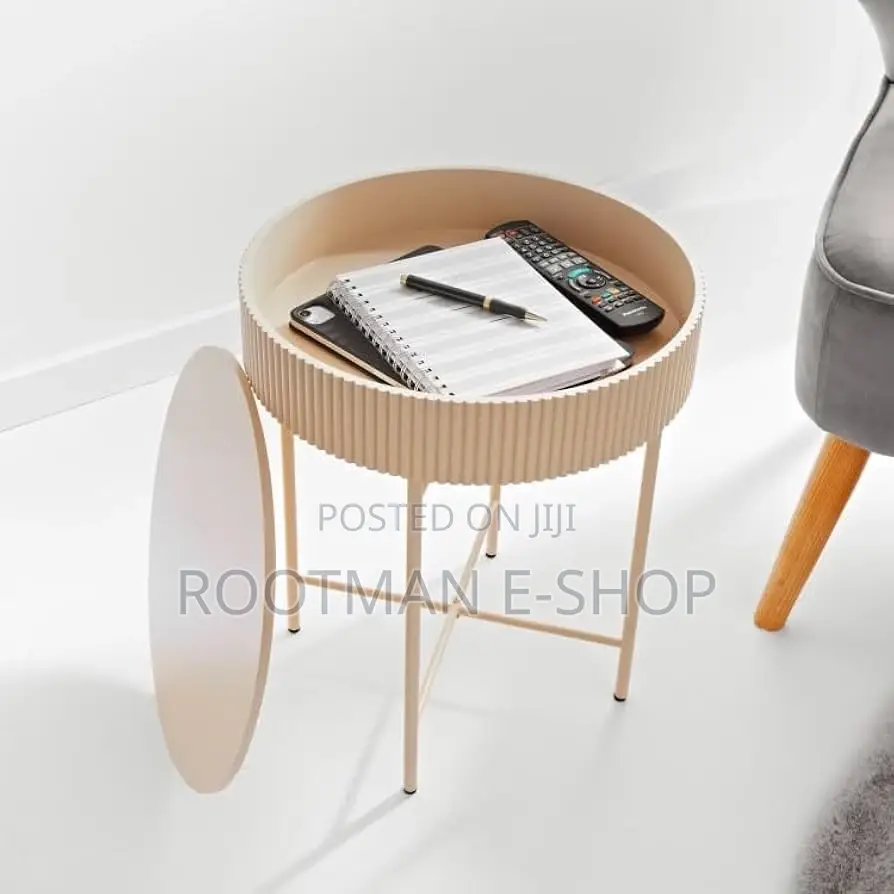 New Stunning Stone Coffee Table -Black, Perfect for Placing Drinks