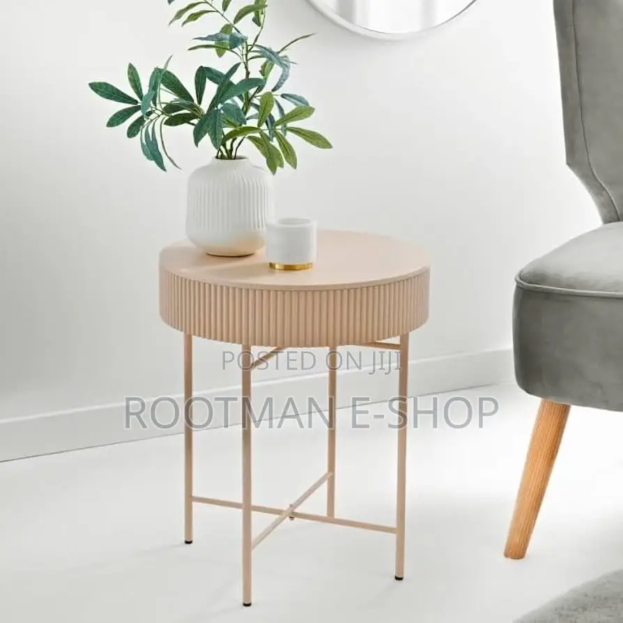 New Stunning Stone Coffee Table -Black, Perfect for Placing Drinks