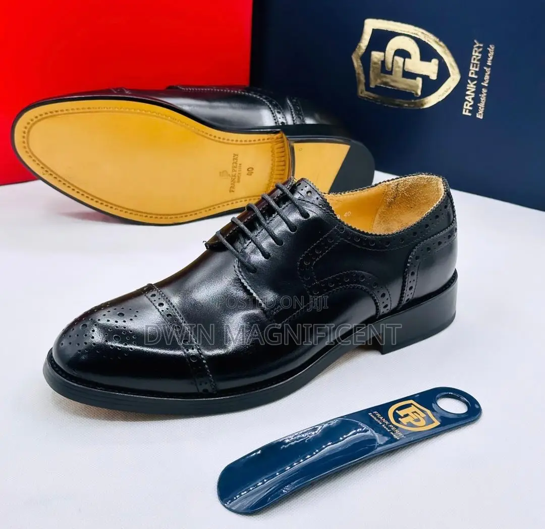 Frank Perry Brand Leather and Suede Men's Brogues