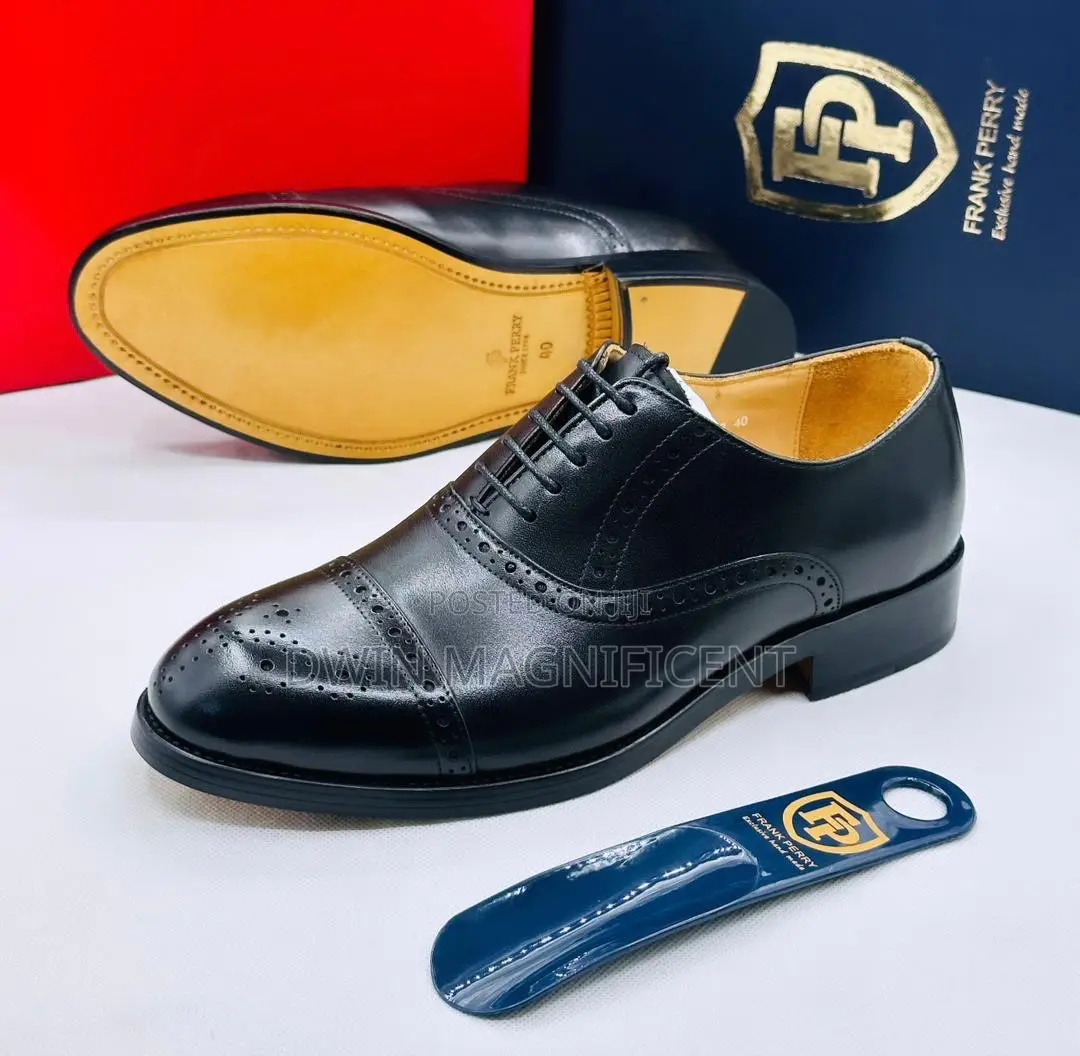 Frank Perry Brand Leather and Suede Men's Brogues