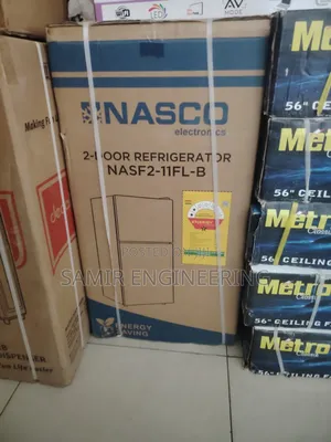 Nasco 86l Double Door Table Top Refrigerator (Nasf2-11fl-B)