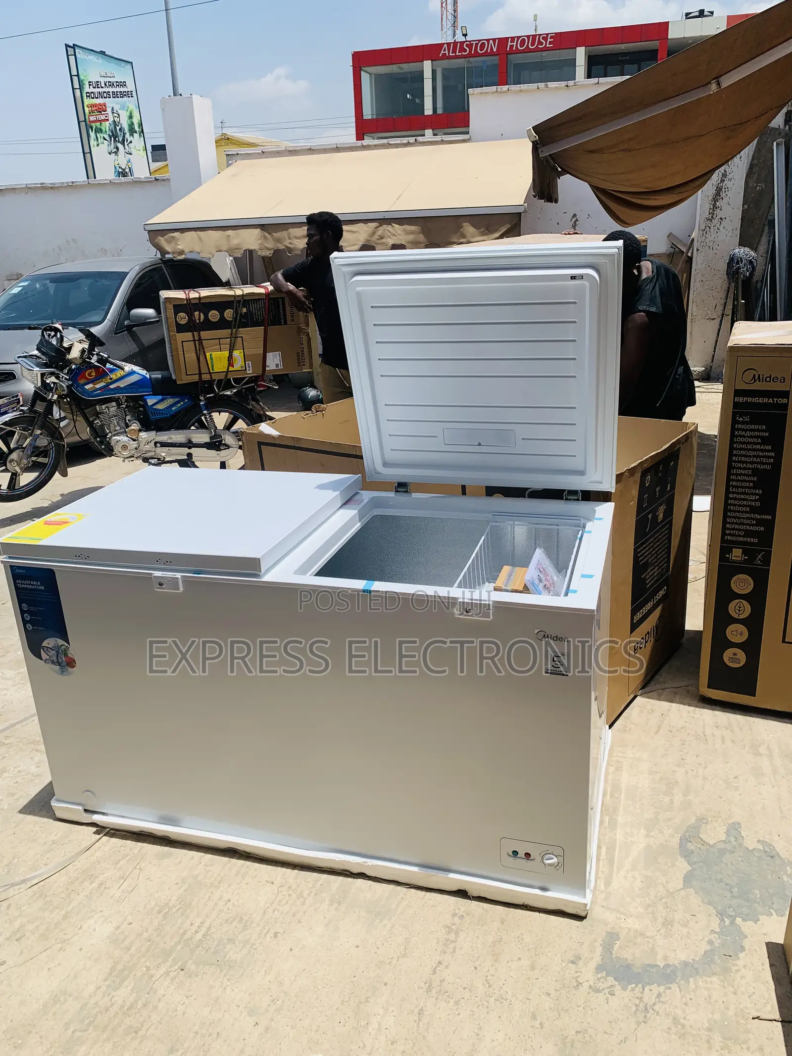 Texr Us for Your Chest Two Doors Midea 508l