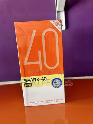 New Tecno Spark 40 Pro 256 GB Black