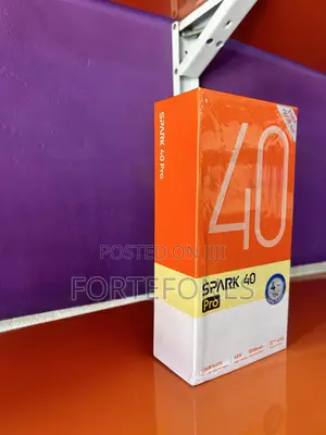 New Tecno Spark 40 Pro 256 GB Black