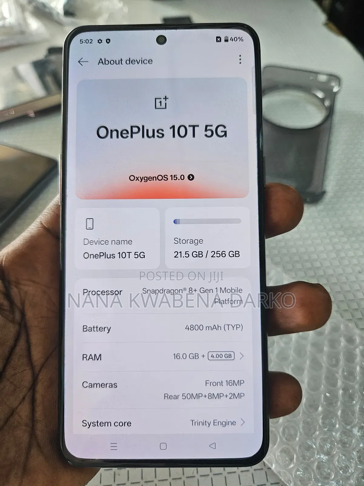 OnePlus 10T 256 GB Black