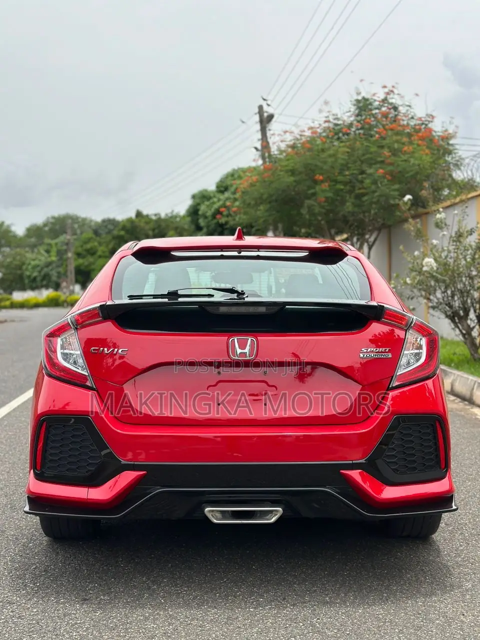 Honda Civic Sport Touring Hatchback 2018 Red