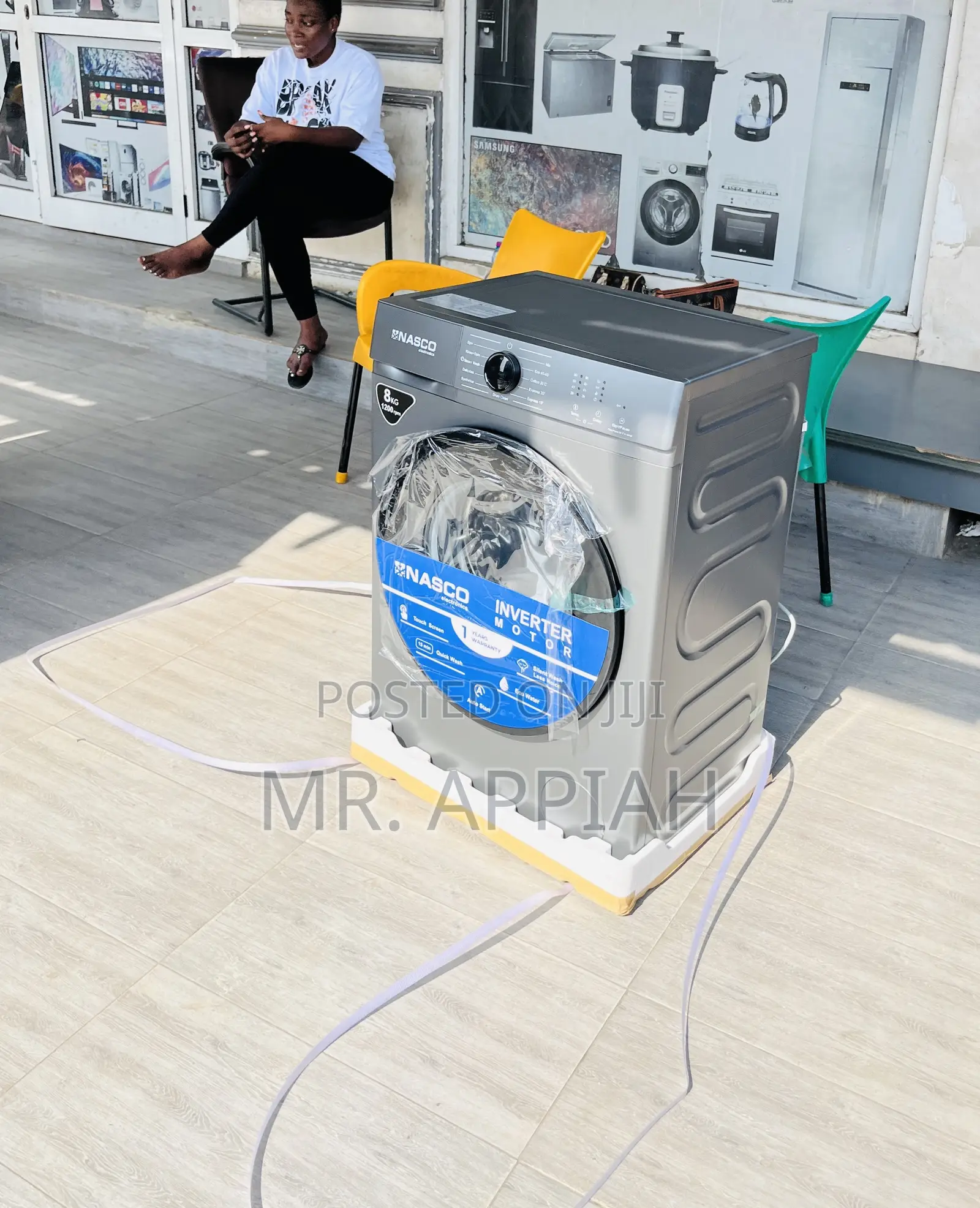 Order Nasco 8kg Fully Auto Washing Machine(Front Load).