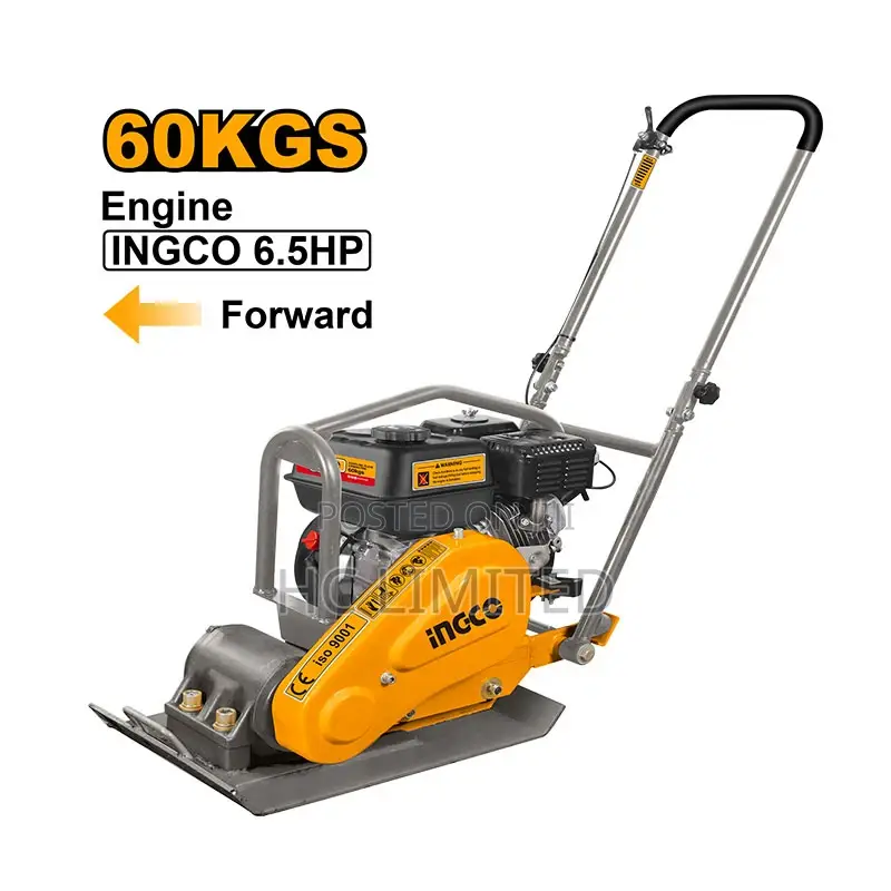 Ingco Gasoline Plate Compactor 4.8kw (6.5hp) 60kg- Gcp060-2