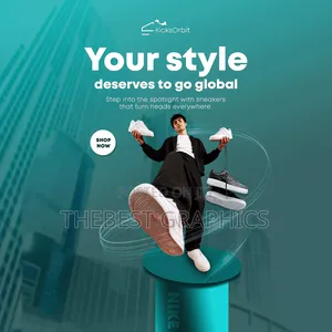 Professional Sneakers Flyer Design