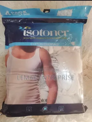 Men's Cotton Singlets/Underwear Medium Size 4 Packs