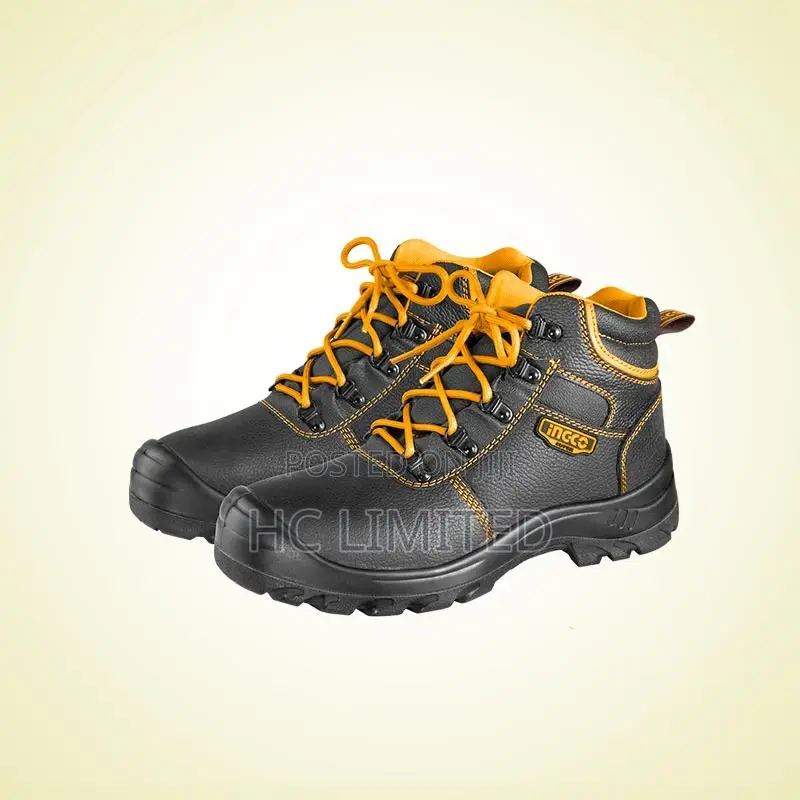 Ingco Steel Toe Cap Safety Boots-ssh04sb.42