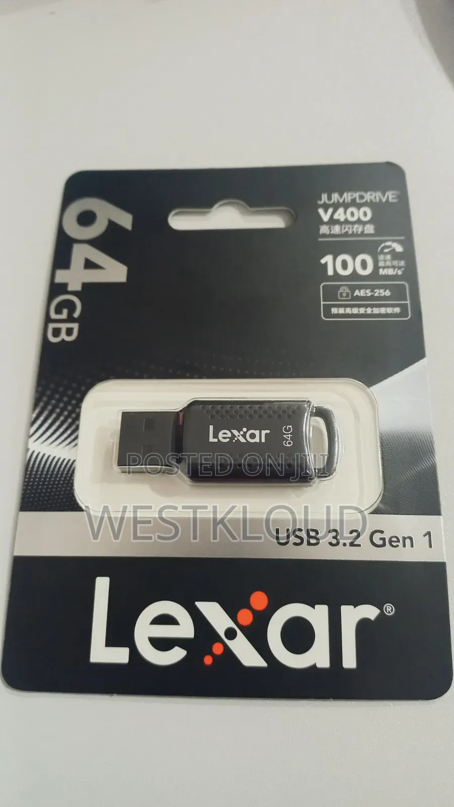 Original Lexar V400 64gb Pendrive