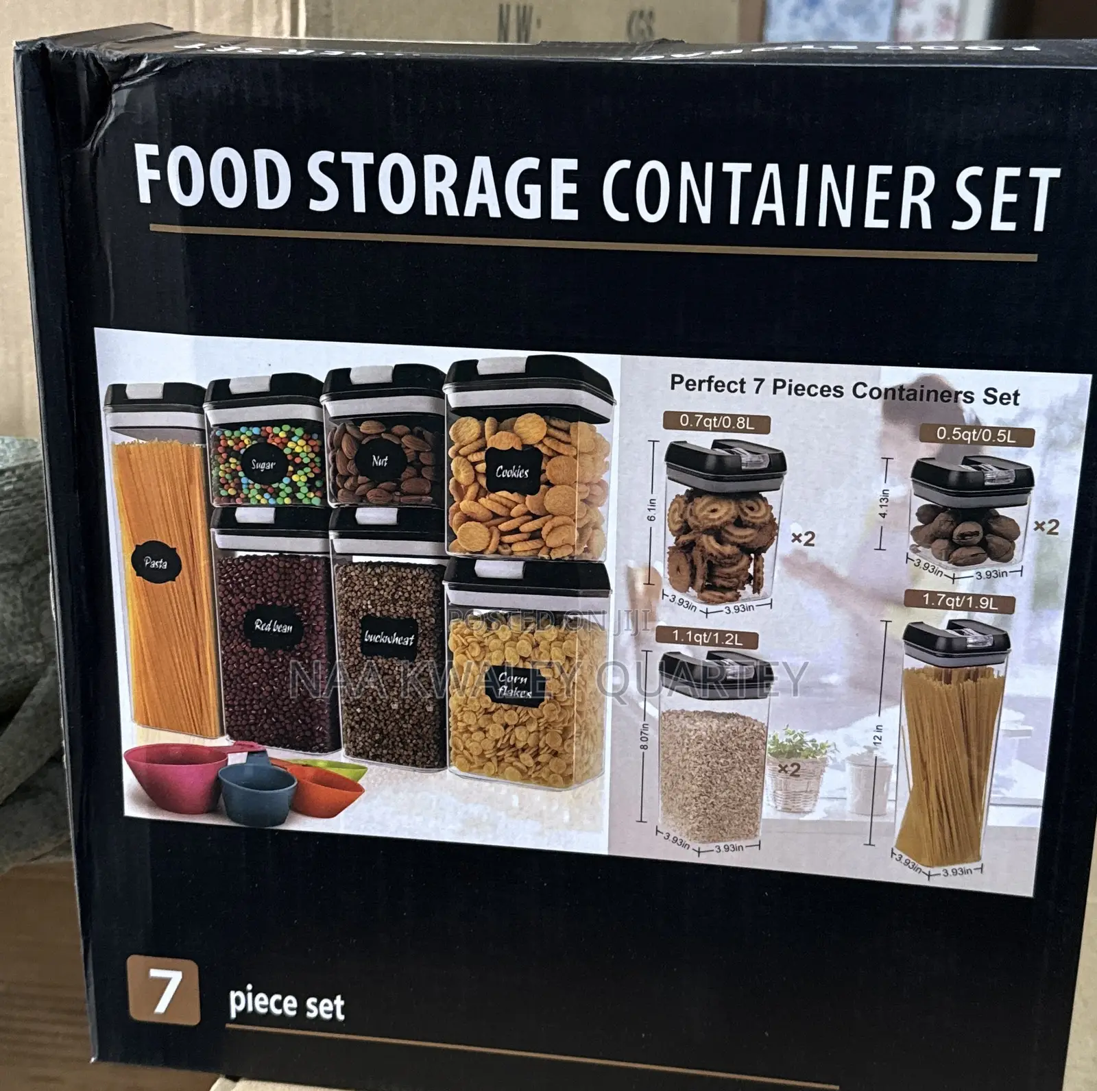 7pcs Food Storage Container Set
