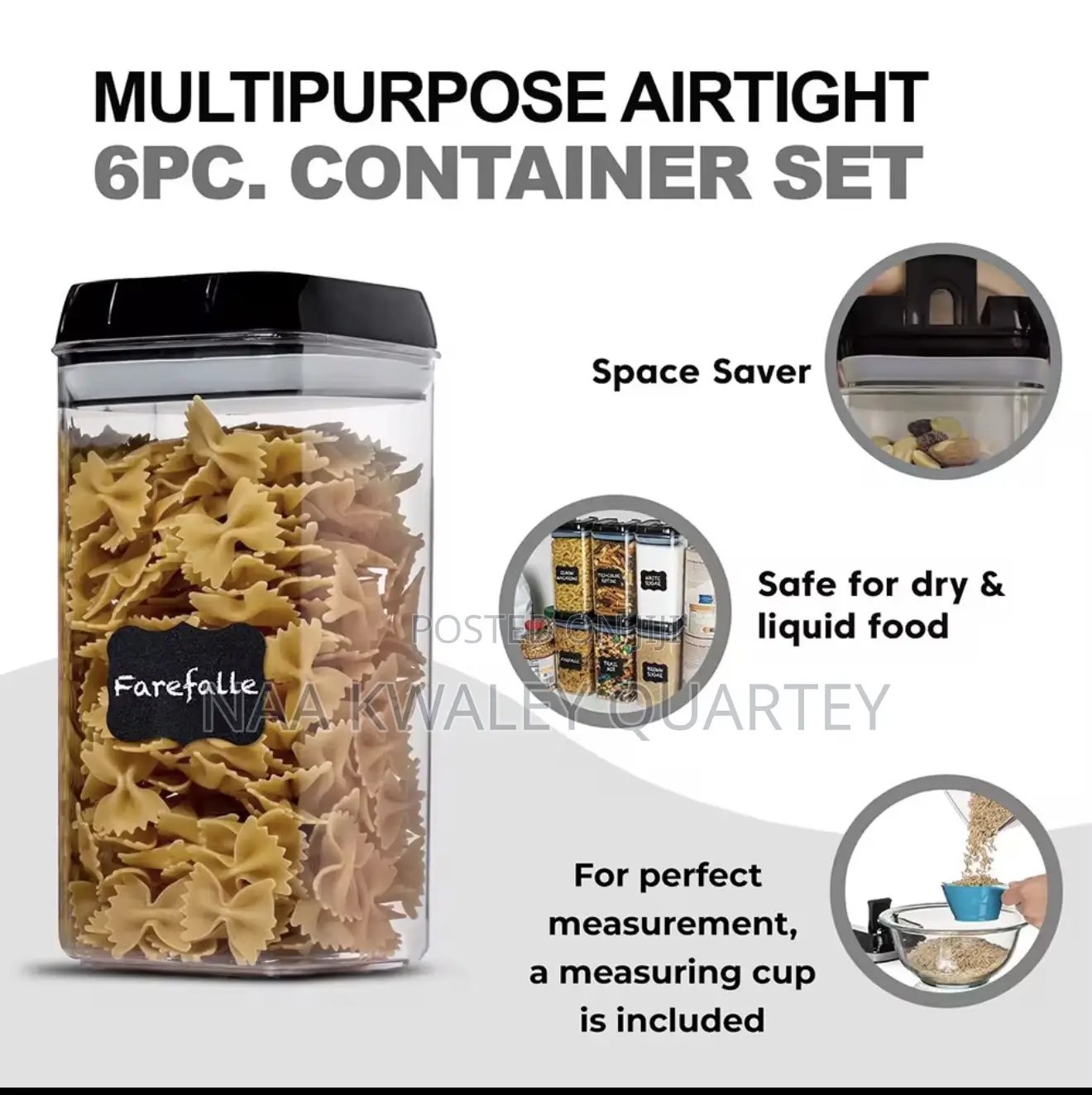 7pcs Food Storage Container Set
