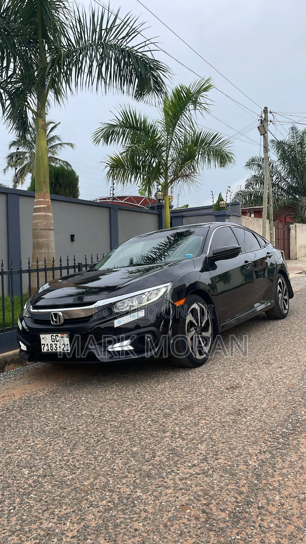 Honda Civic LX Sedan 2019 Black