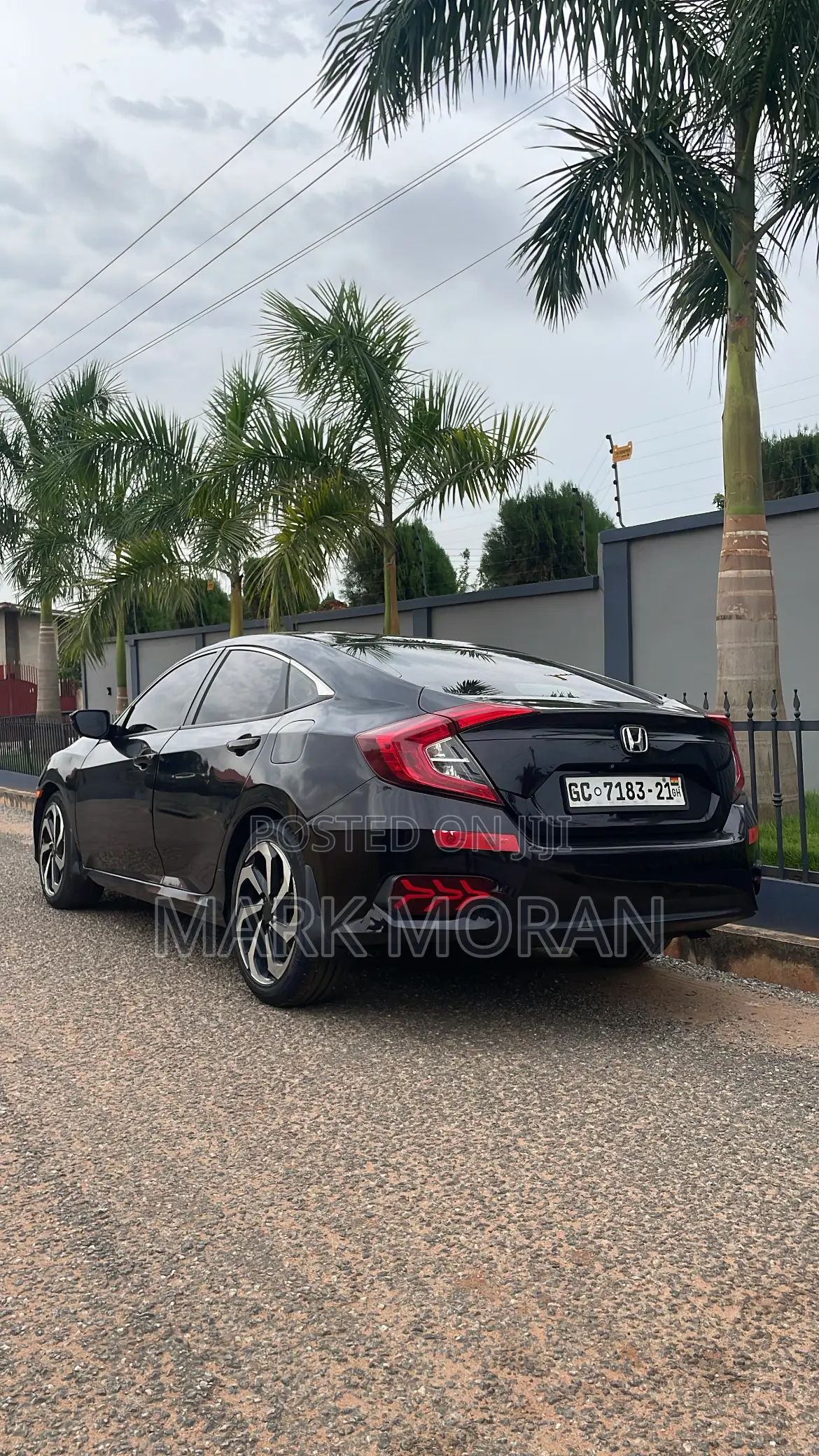 Honda Civic LX Sedan 2019 Black