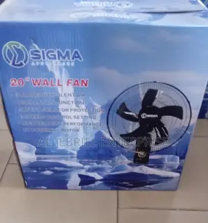 20” Wall Fan Black
