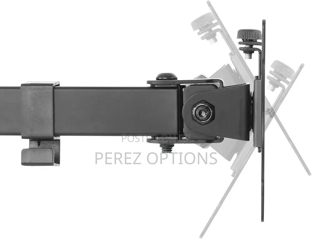 Freestanding Quad Monitor Stand Fully Adjustable With Tilt and Swivel