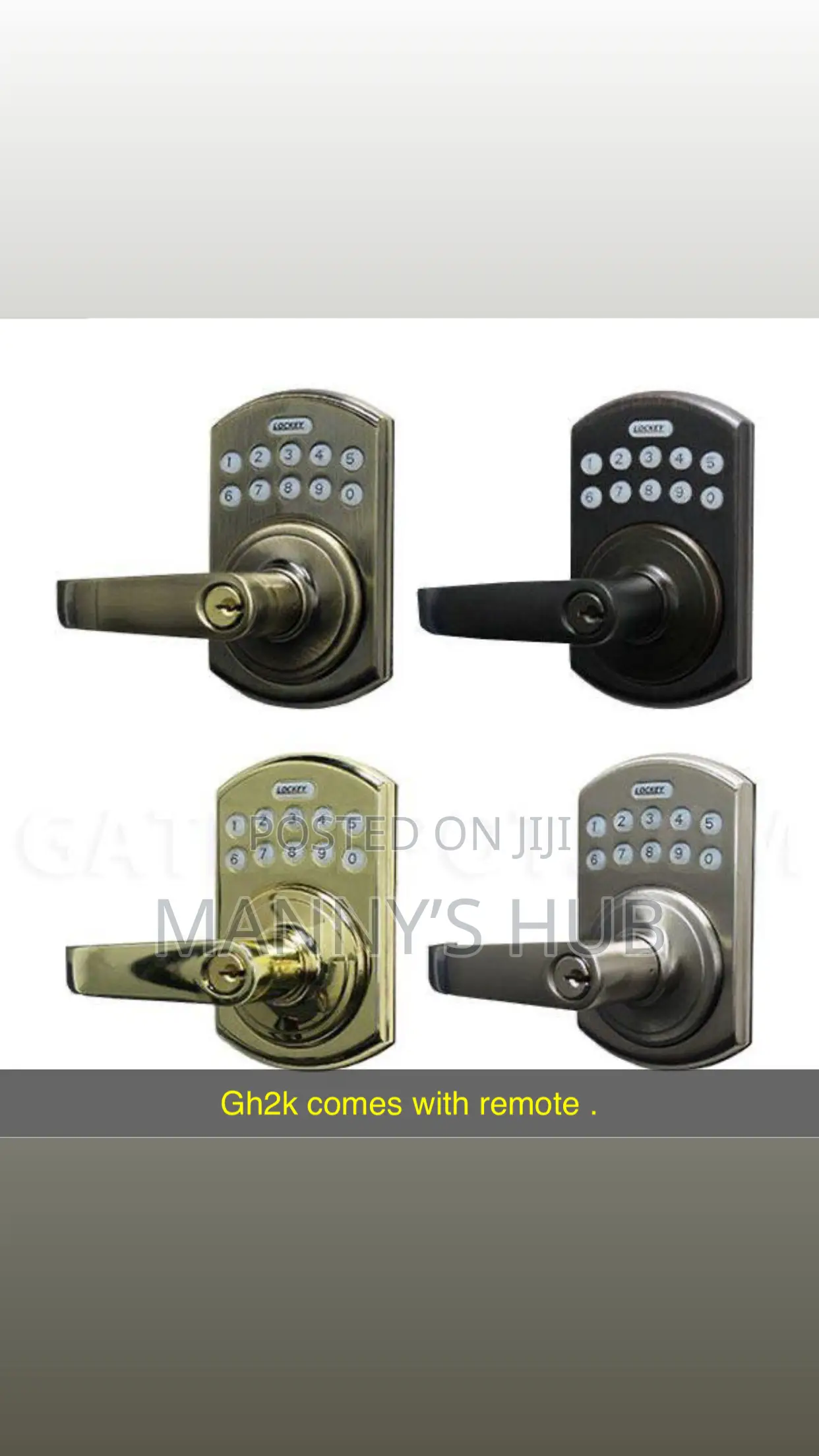 Lockey Usa Electronic Keypad Knob Lever Lock