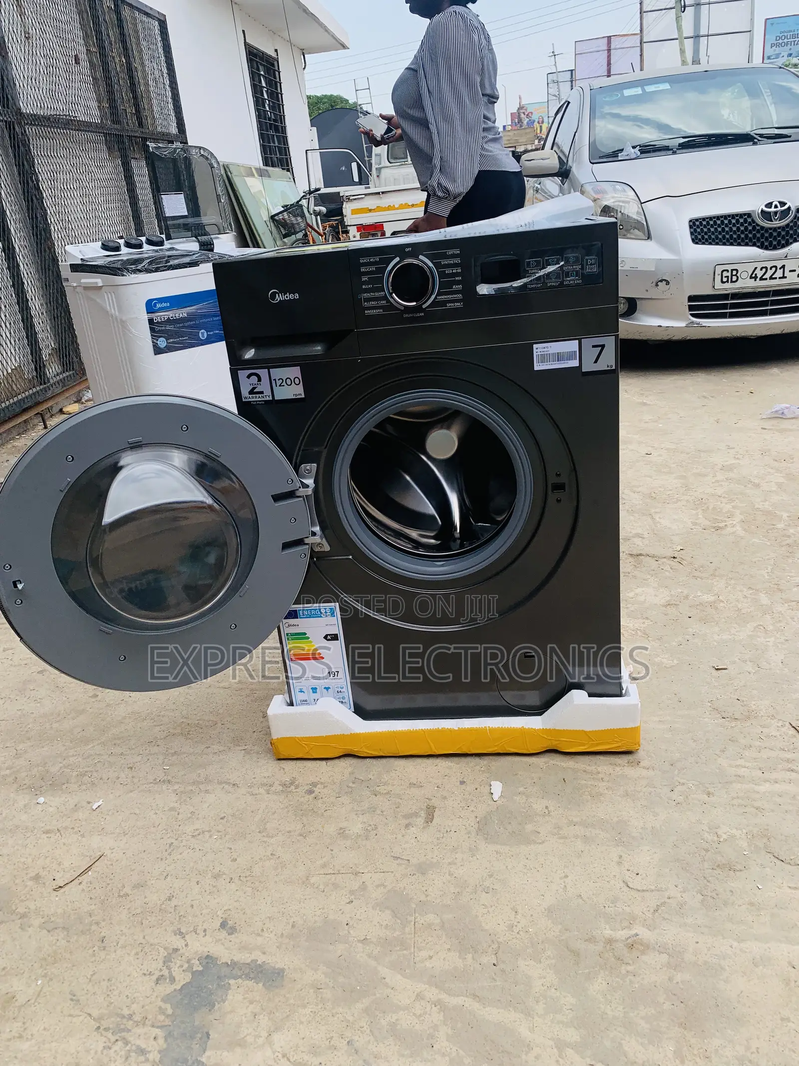 Available Now Store Wm Full Auto 8kg Front Load Midea
