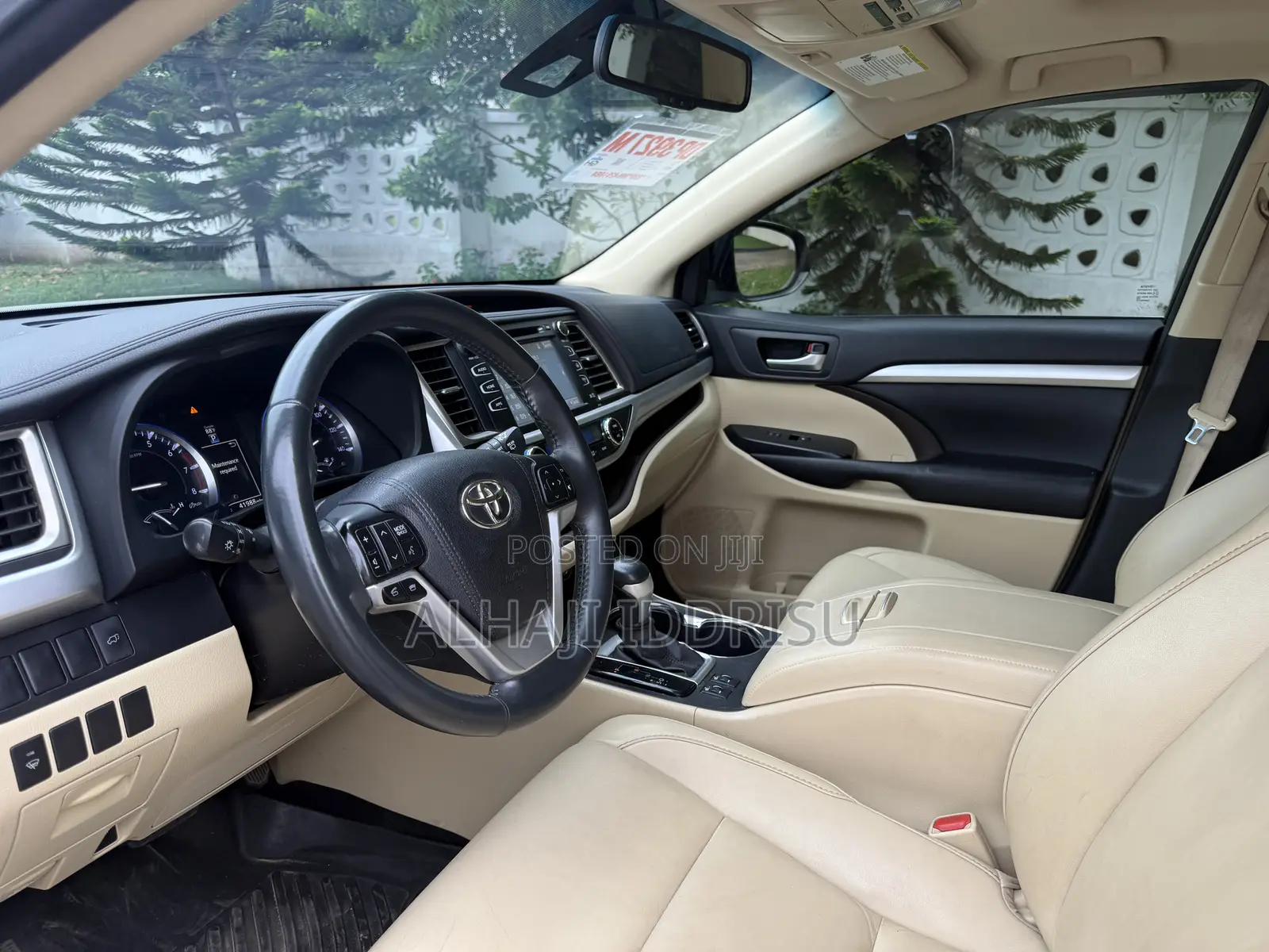 Toyota Highlander Limited 4x2 V6 (3.5L 6cyl 8A) 2017 Brown