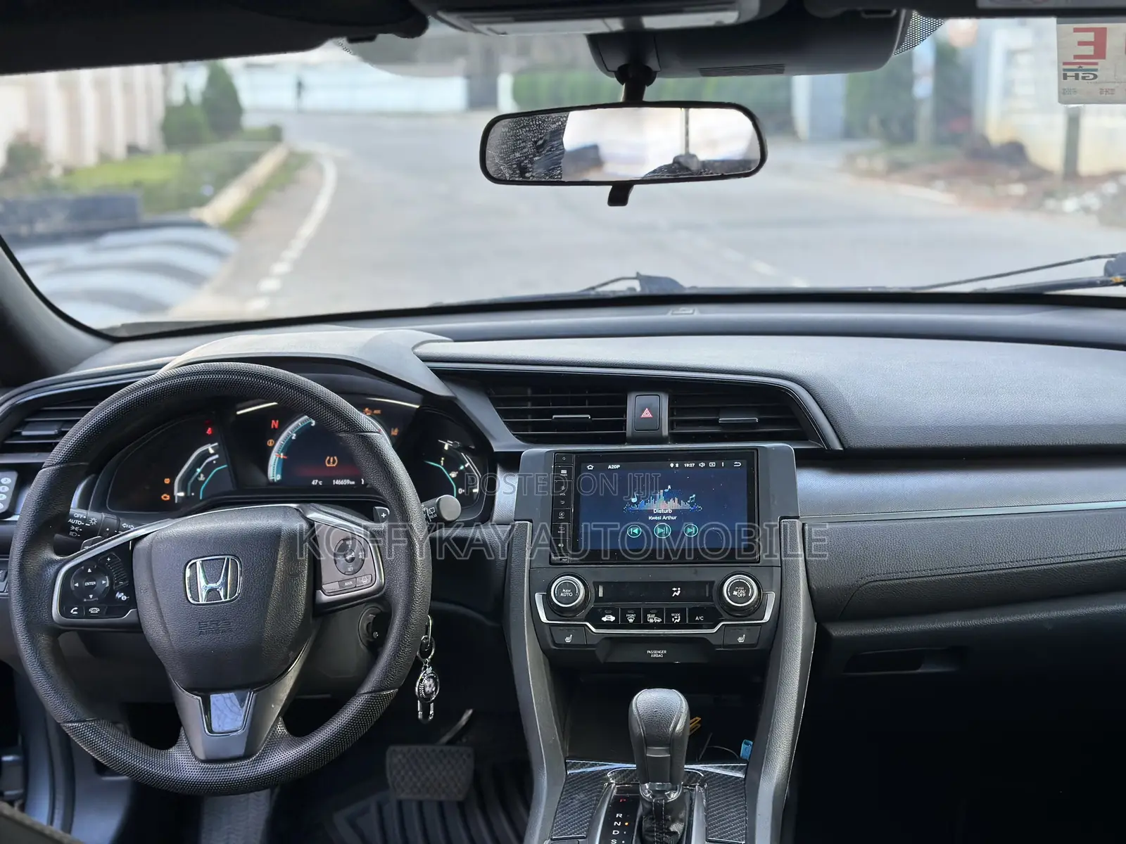 Honda Civic LX Hatchback 2019 Gray