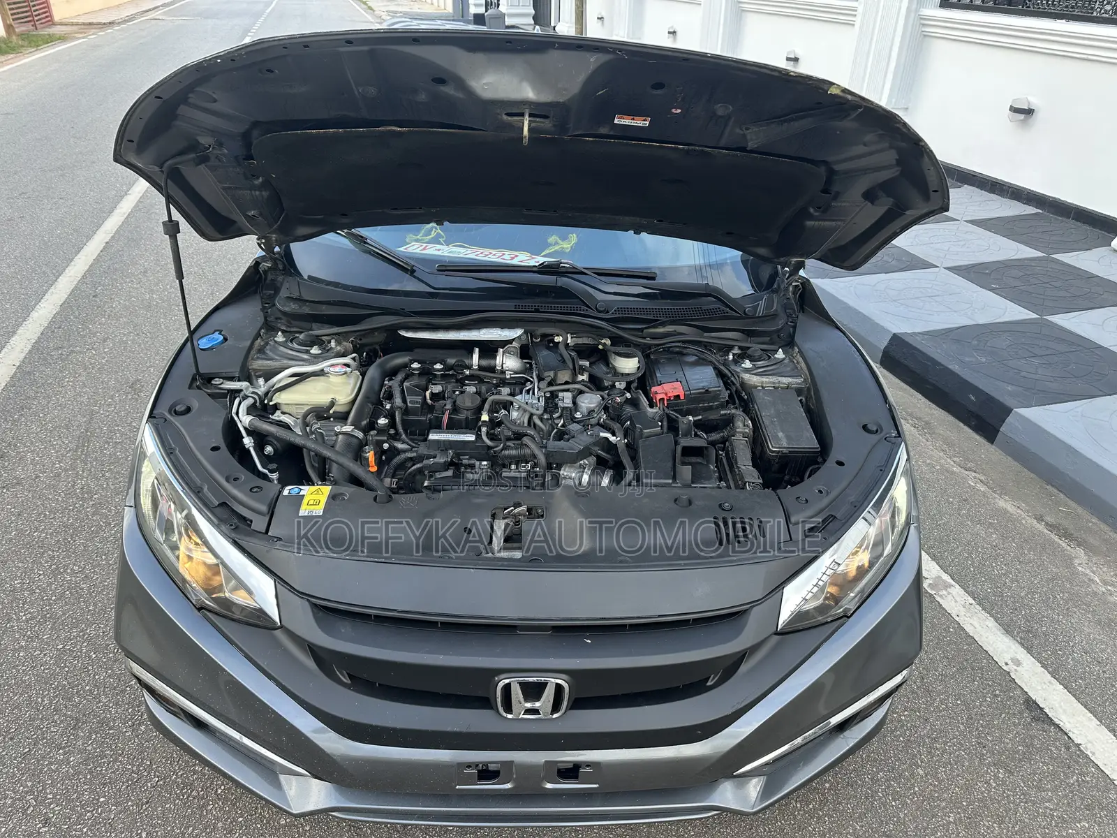Honda Civic LX Hatchback 2019 Gray