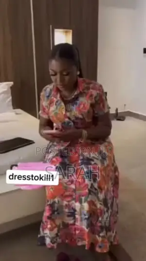 Floral Straight Colored Dress