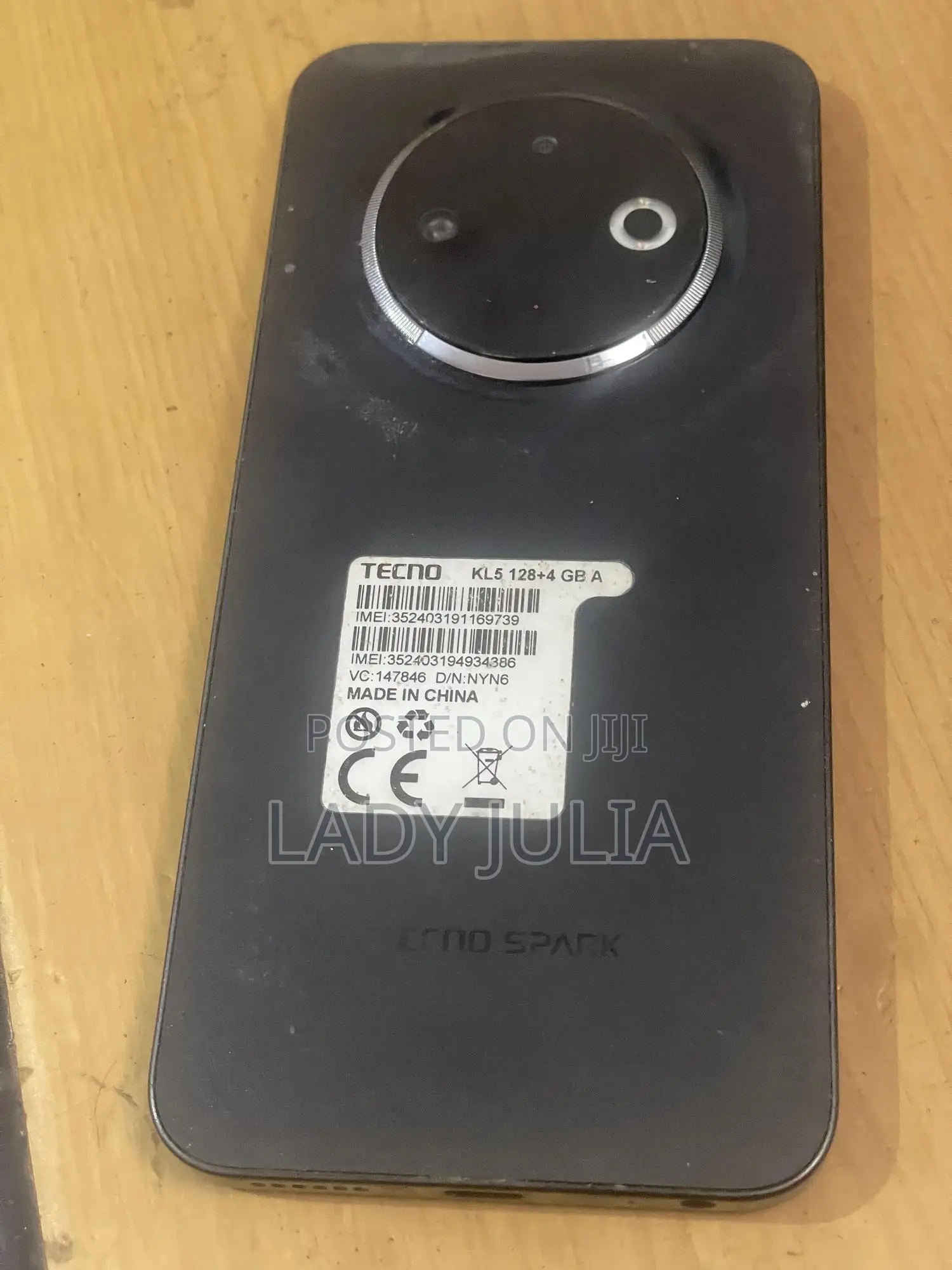 Tecno Spark 30C 128 GB Black