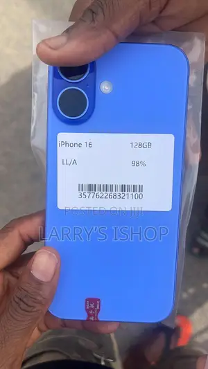 New Apple iPhone 16 128 GB Blue