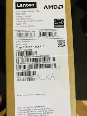 New Laptop Lenovo Yoga 7i 16GB Intel Core i7 SSD 1T
