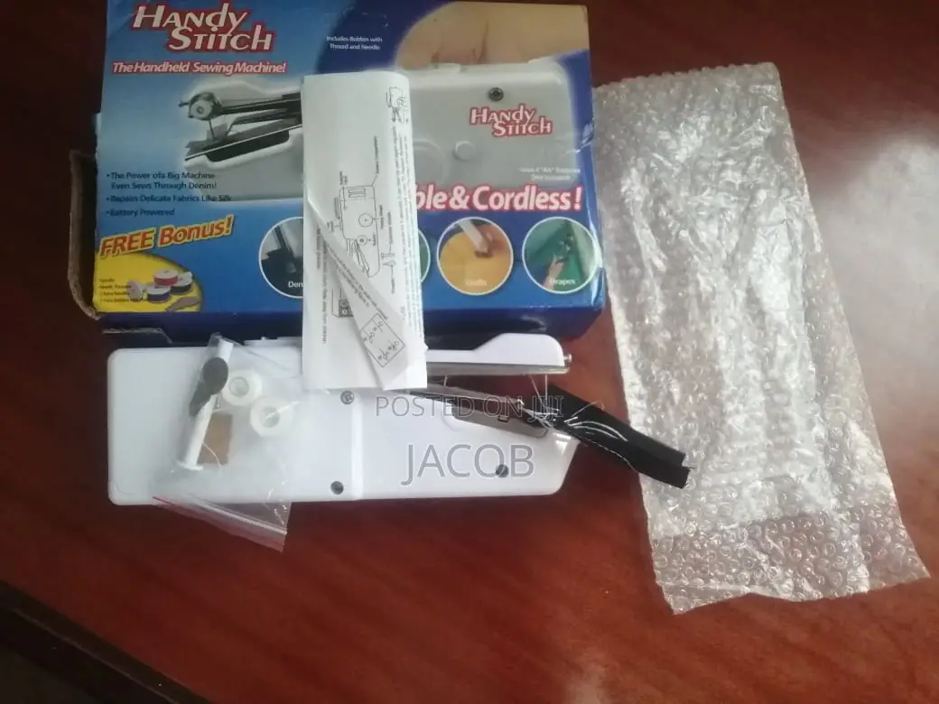 Handheld Sewing Machine Mini Portable Cordless Stitching Machine