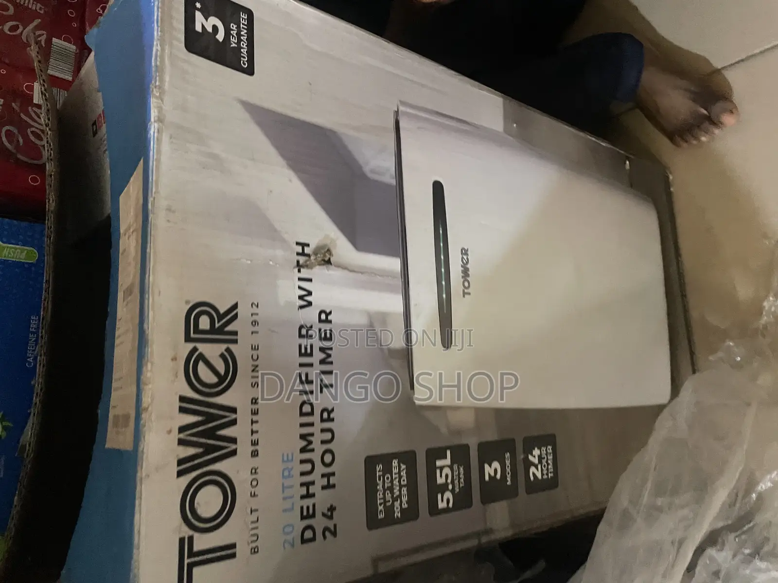 Tower 20l Compressor Dehumidifier