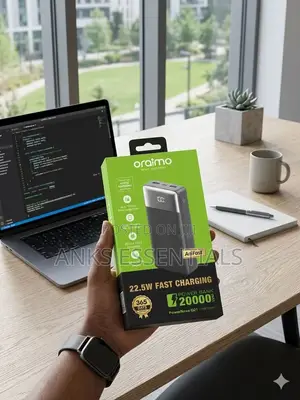 Oraimo 20000mah Fast Power Bank 22.5w – Multi-Device Charging