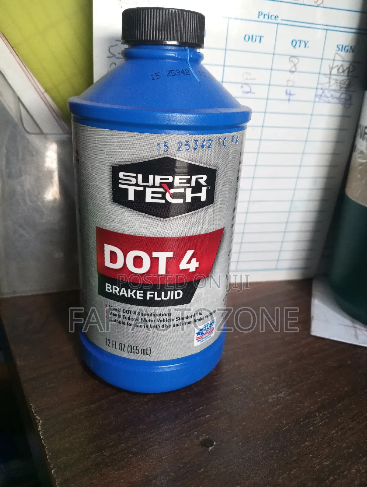 Original Super Tech Brake Fluid (Dot 4 Imported Directly From Usa