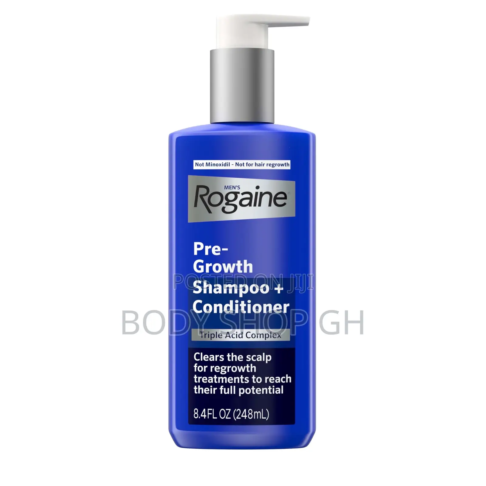 Rogaine Men's Pre-Growth 2 in 1 Shampoo + Conditioner With Triple Acid