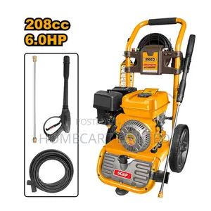 Ingco 212cc 6.0hp Gasoline Pressure Washer 1 Pcs 7.6m Hose- Ghpw2003