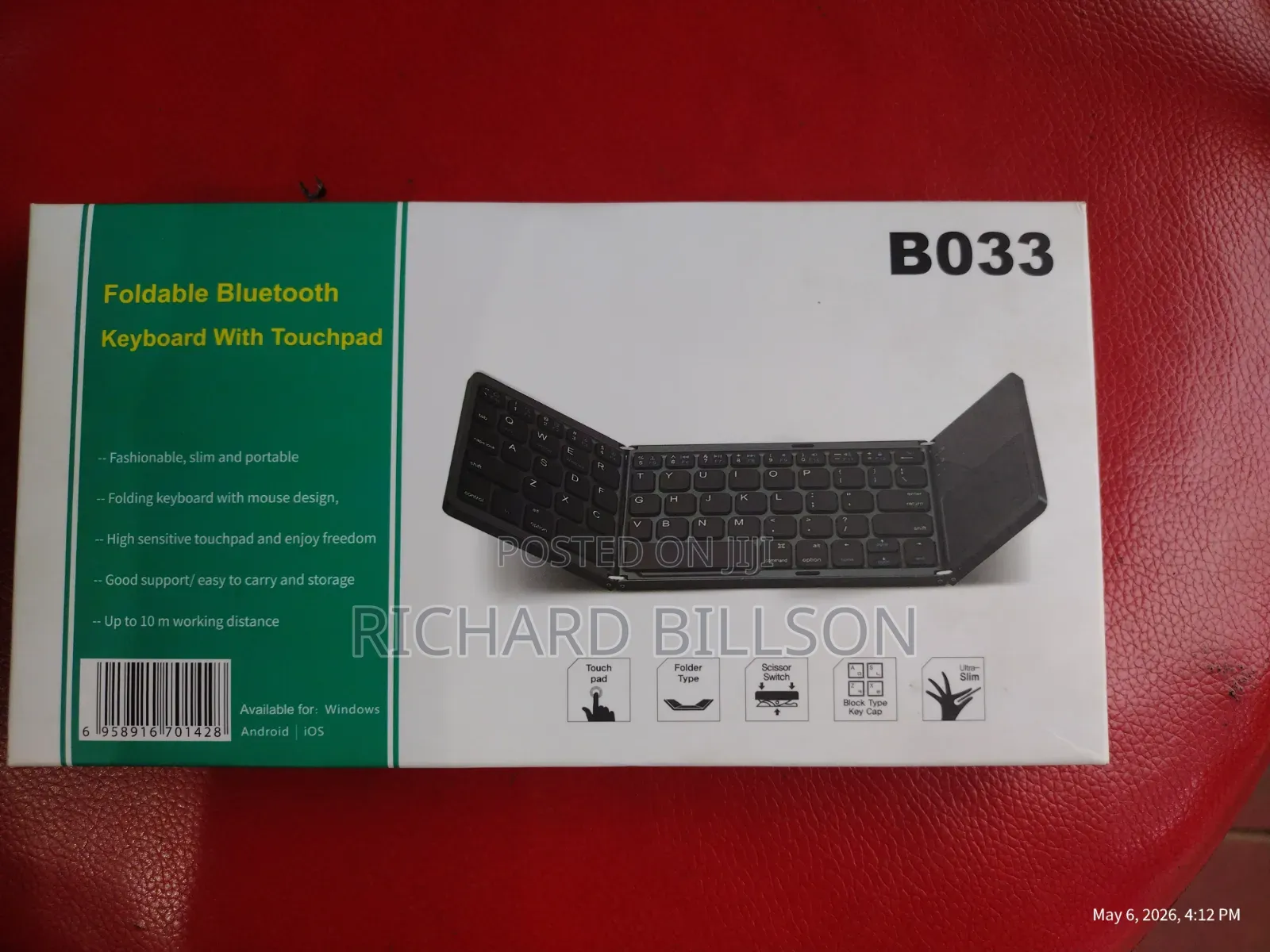 Foldable Bluetooth Keyboard