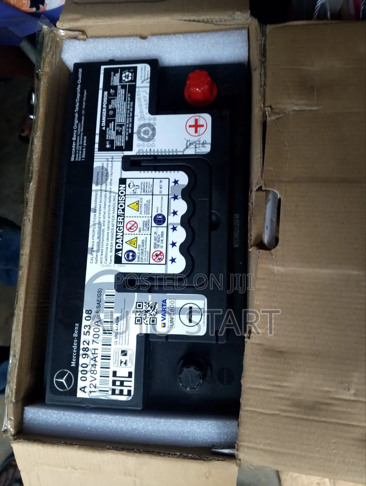 Car Battery Agm 17 Plate /84ah +Free Delivery