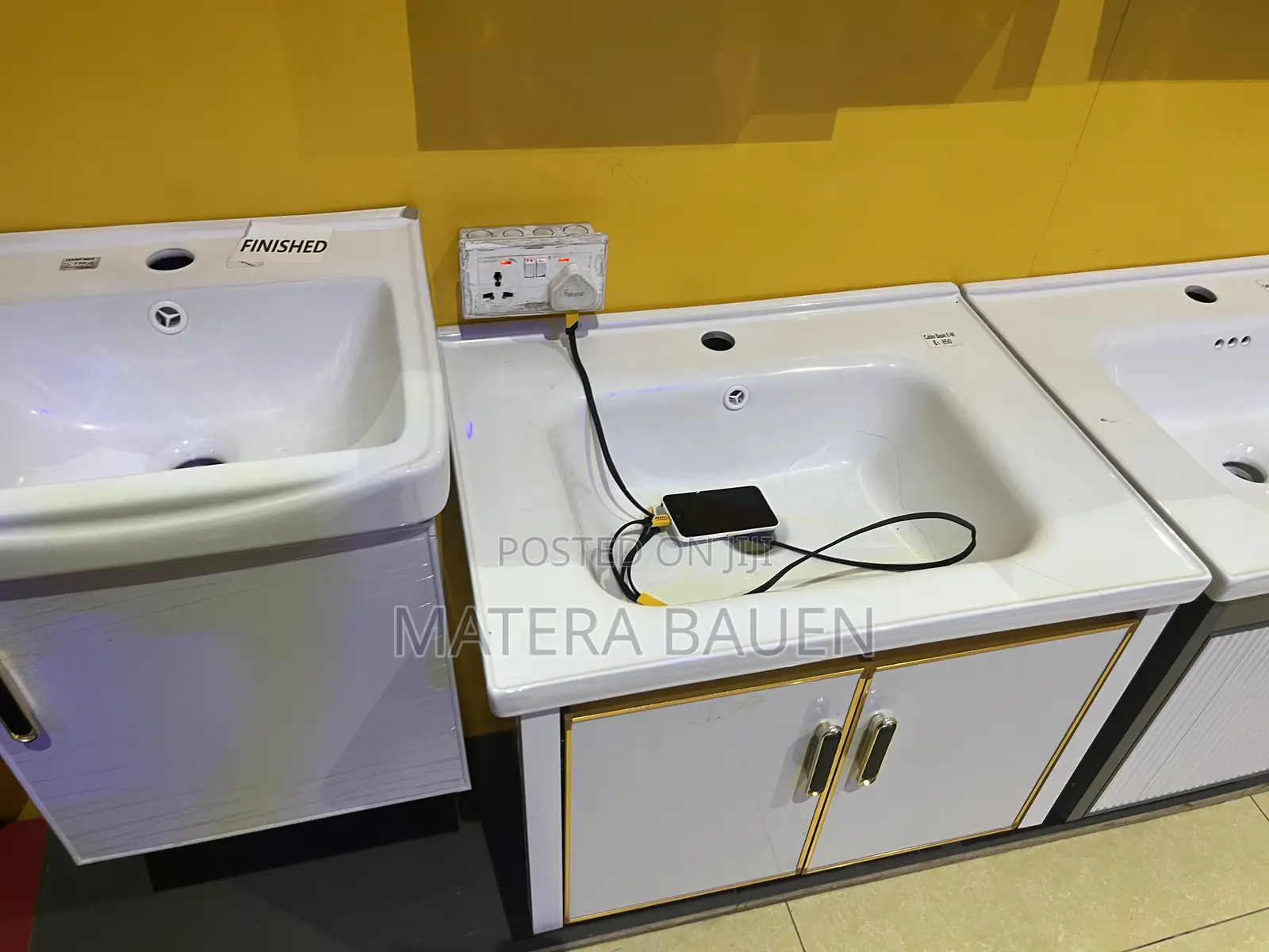 Cabinet Basin With Mirror/ Wash Hand Basin #E-W