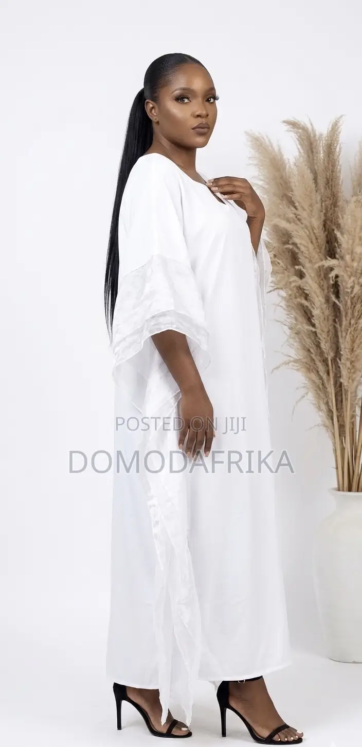 White Boubou Dress