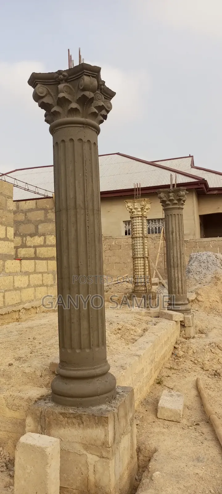 Sam Tuga Pillar Construction Work