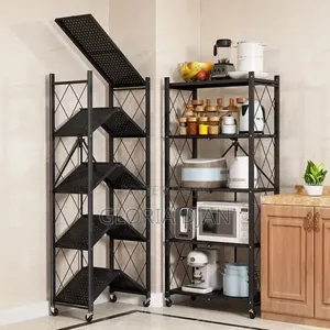 Foldable Kitchen Rack (Multifunctional) Metal