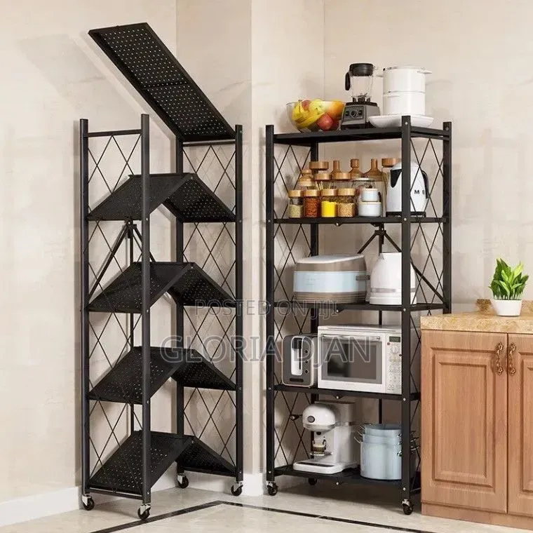 Foldable Kitchen Rack (Multifunctional) Metal
